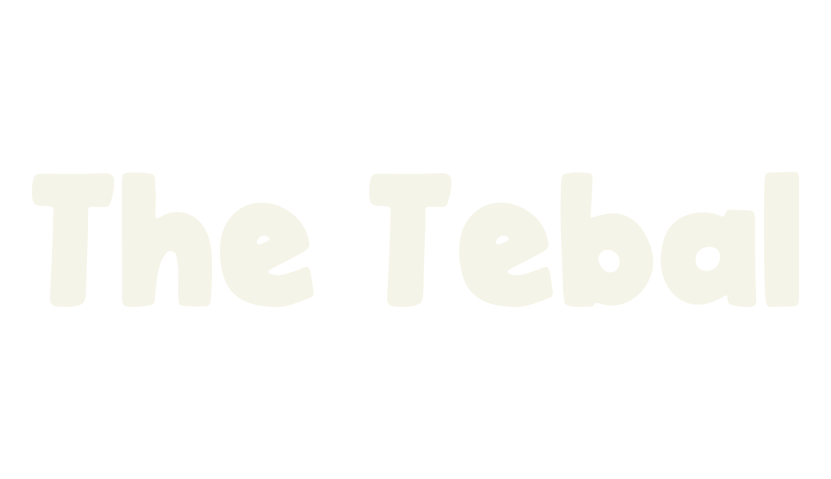The Tebal, thick font preview