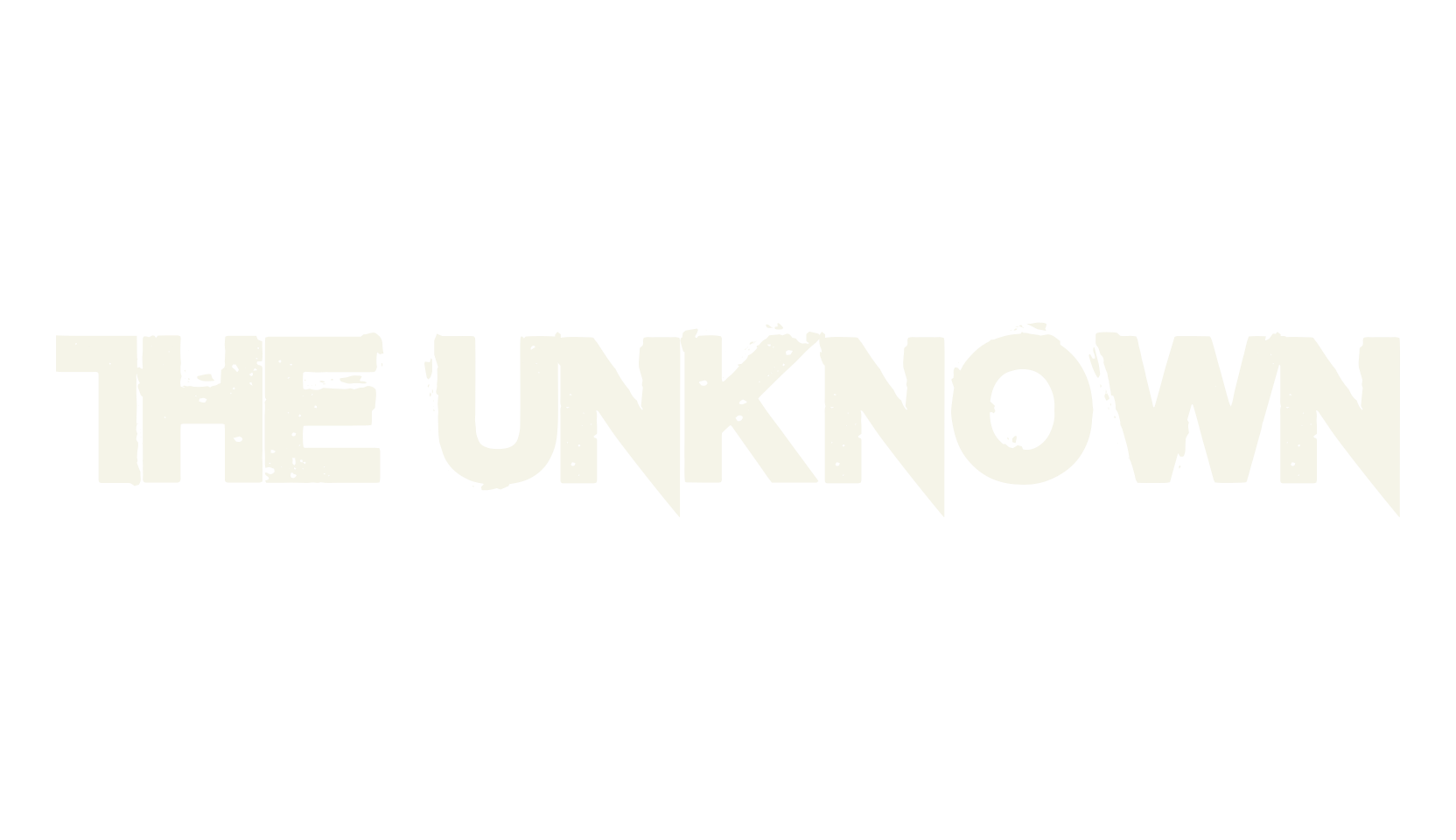 The Unknown, fantasy font preview