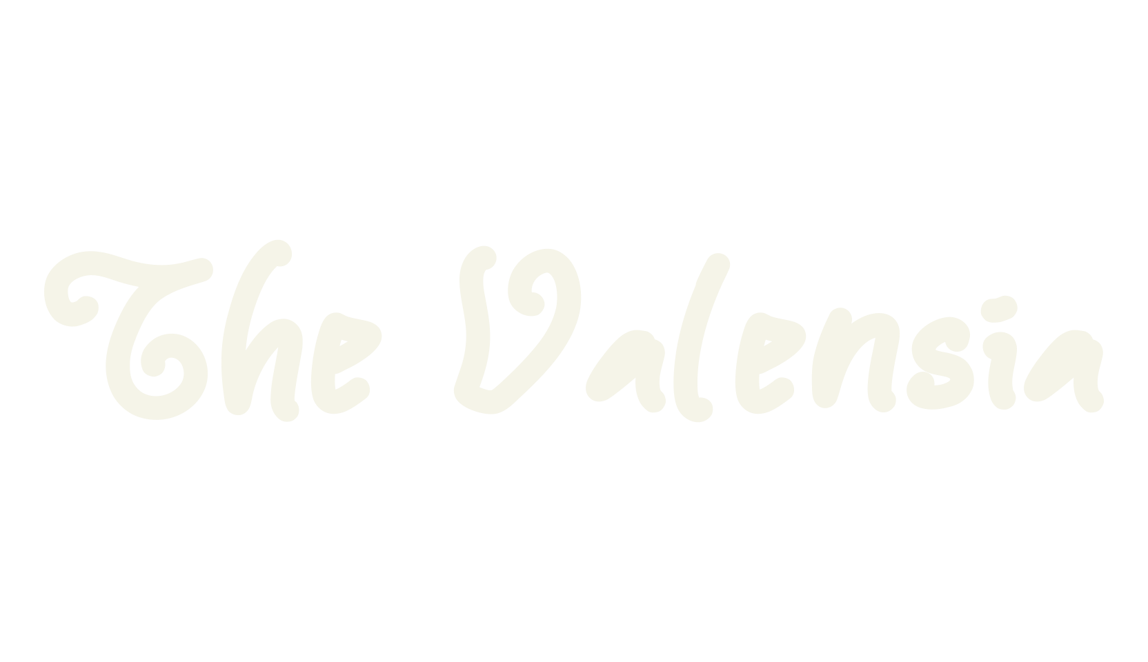 The Valensia, cursive font preview