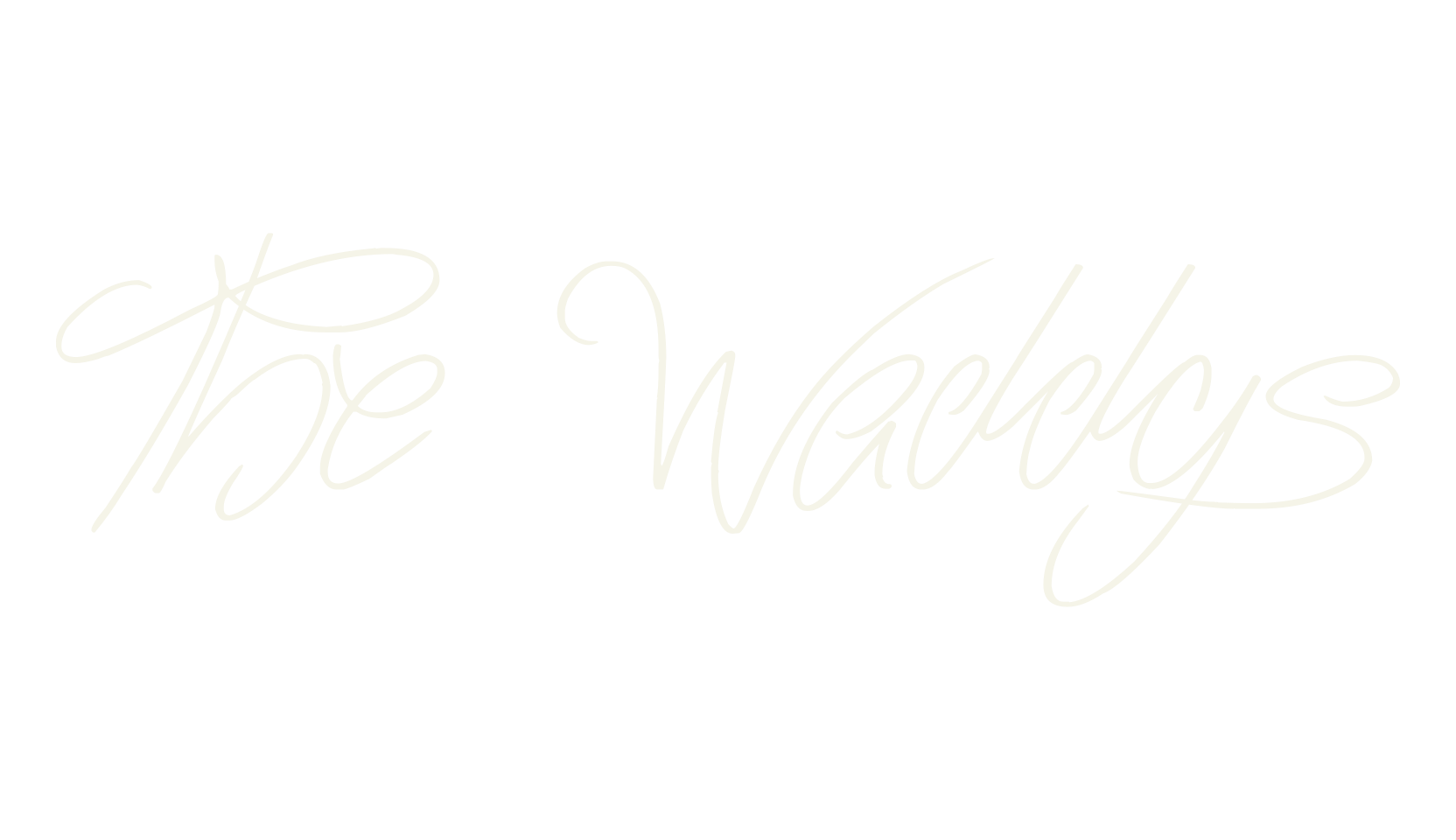 The Waddys, fashion script font preview