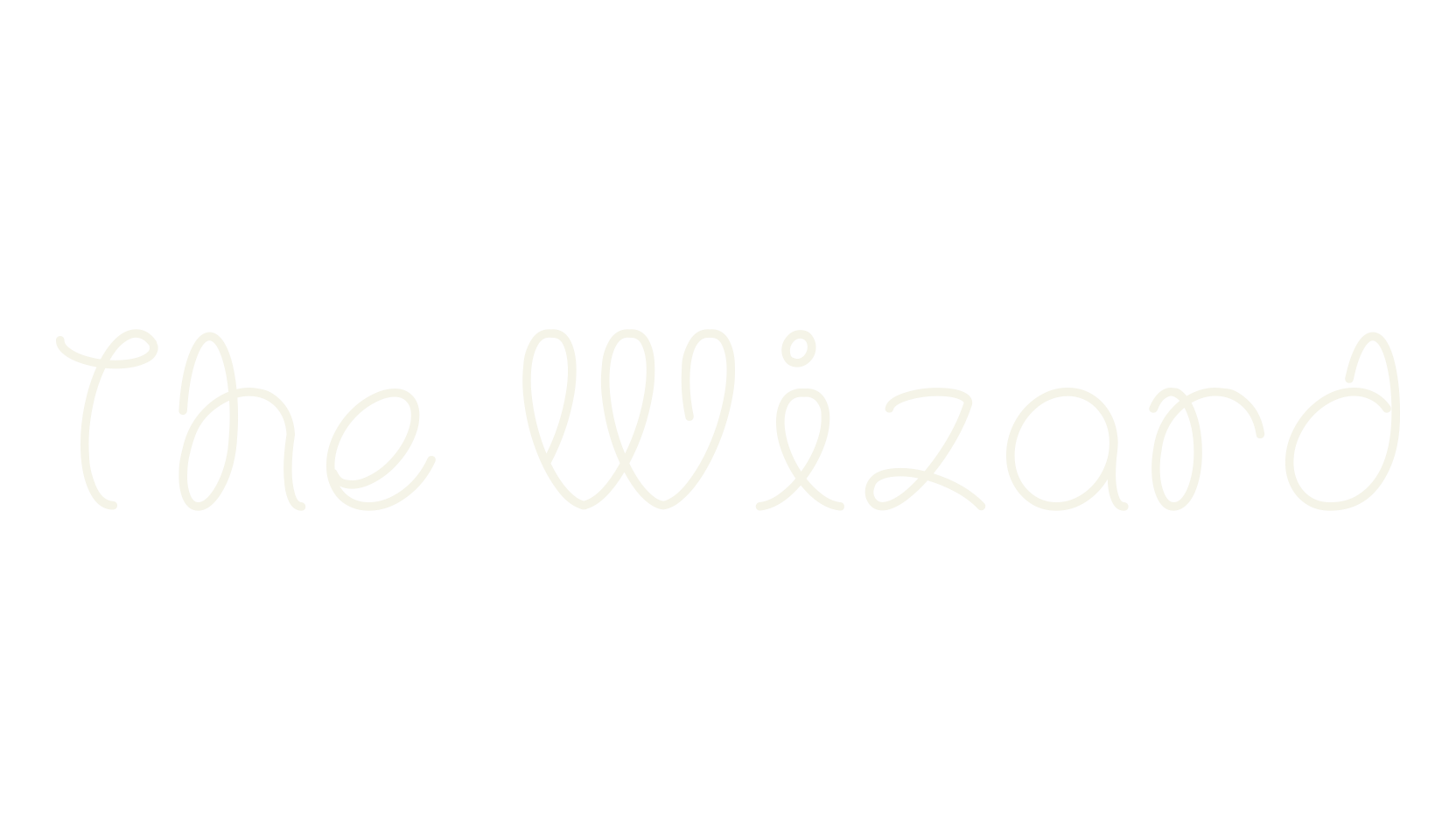The Wizard, fashion script font preview