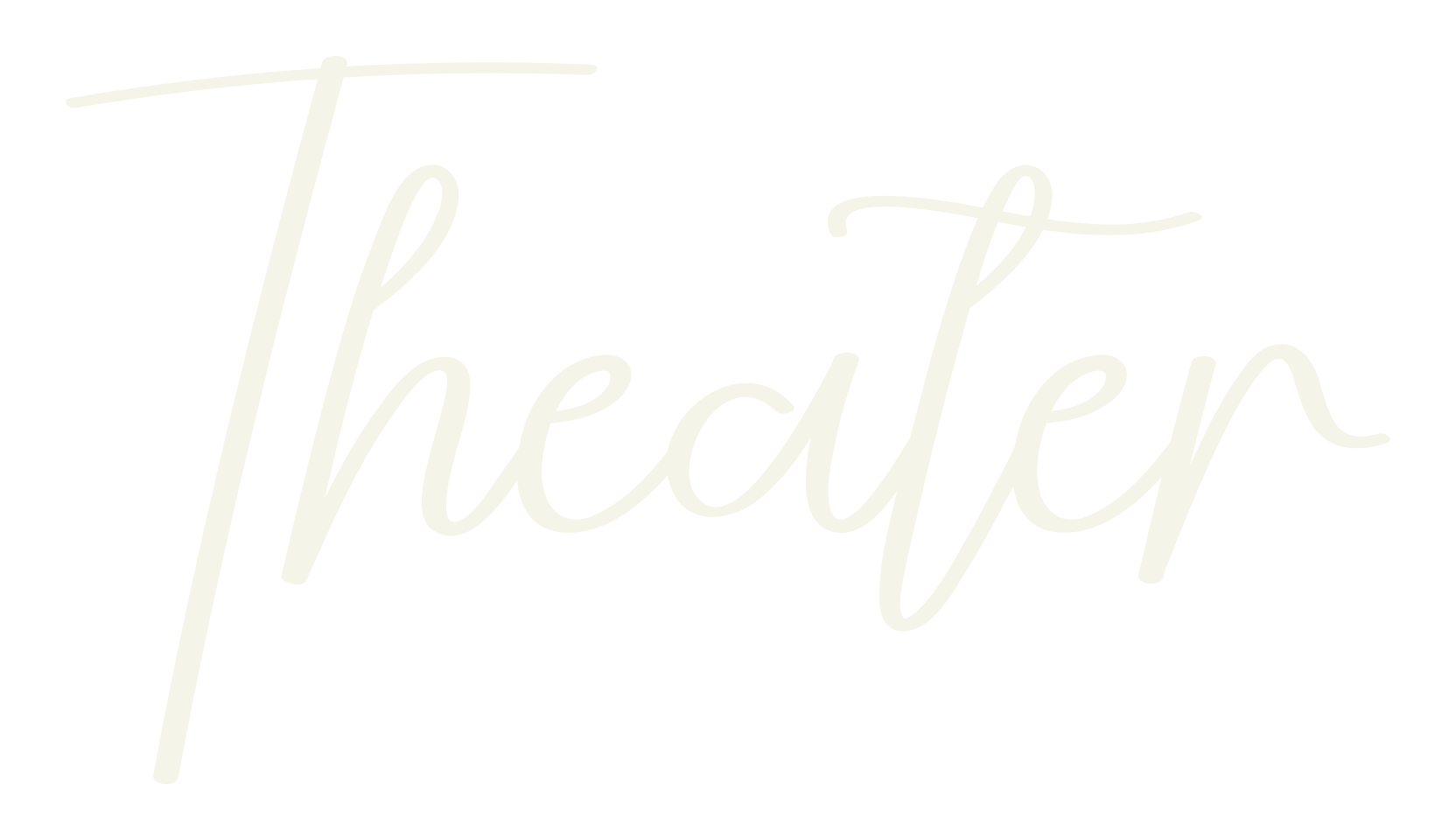 Theater, calligraphy font preview