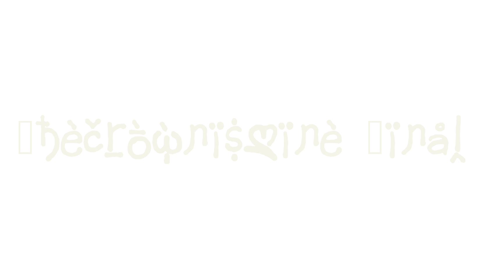 Thecrownismine Final, celtic font preview