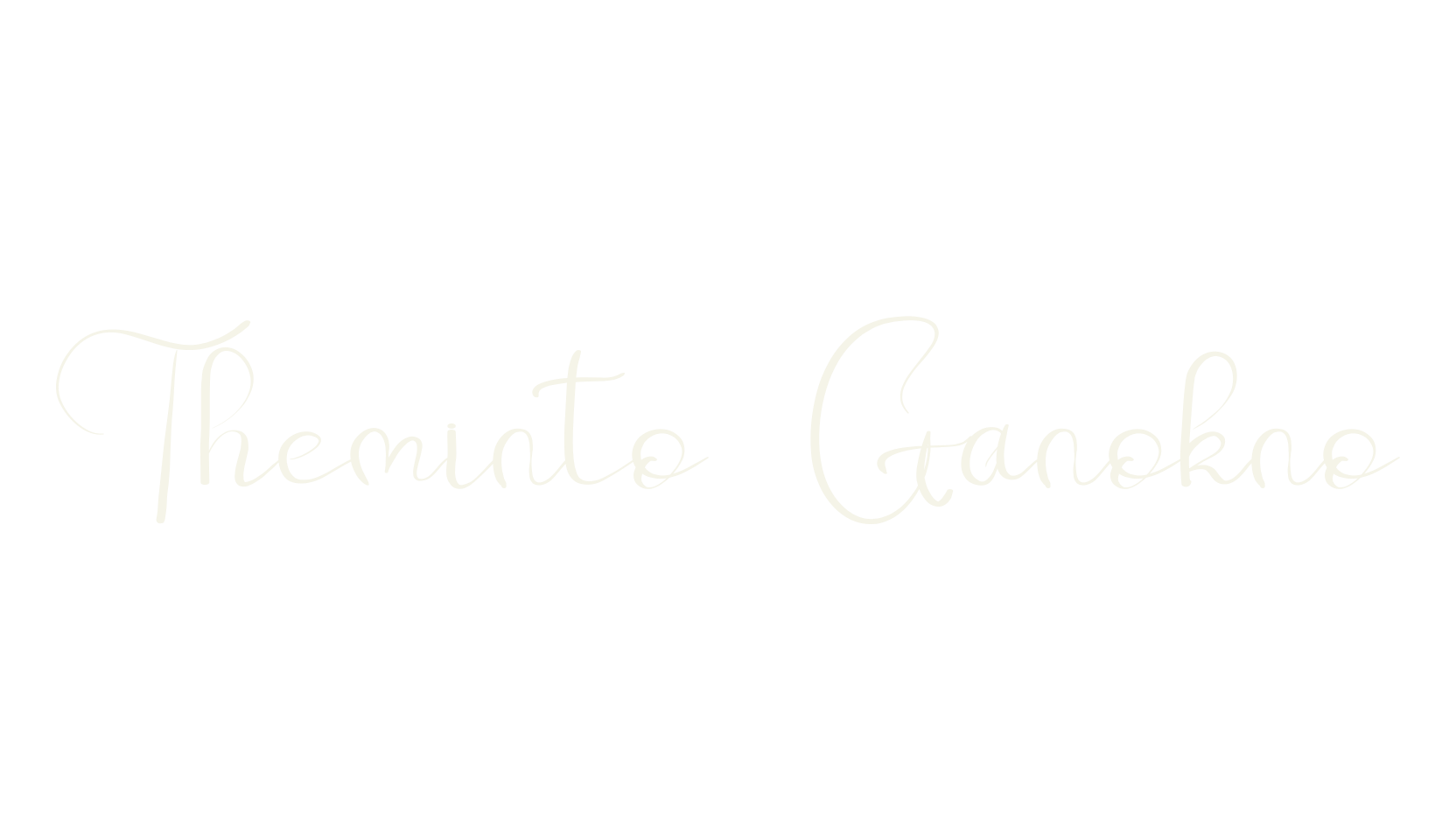Theminto Ganokno, script font preview