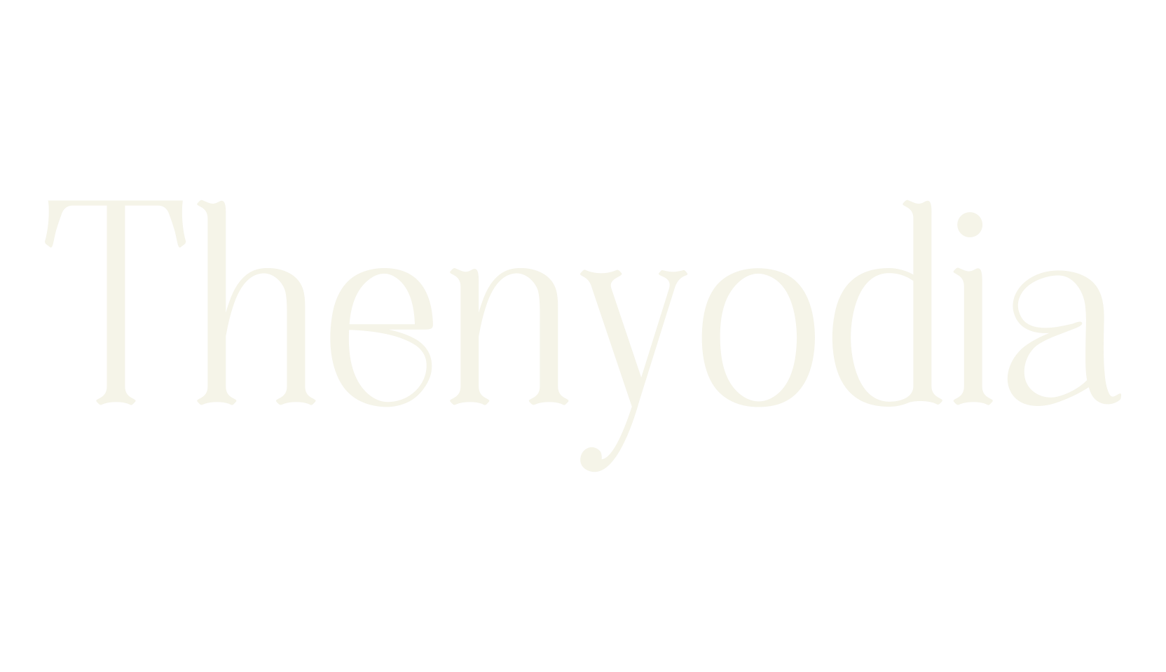 Thenyodia, heart font preview