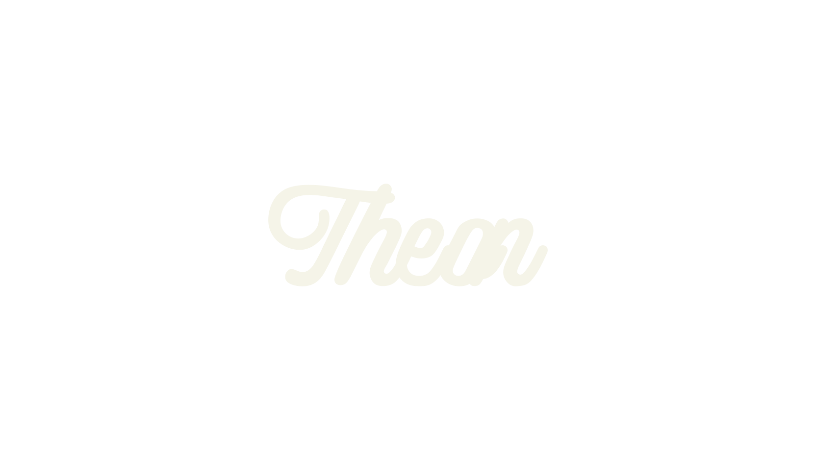 Theon, cursive font preview