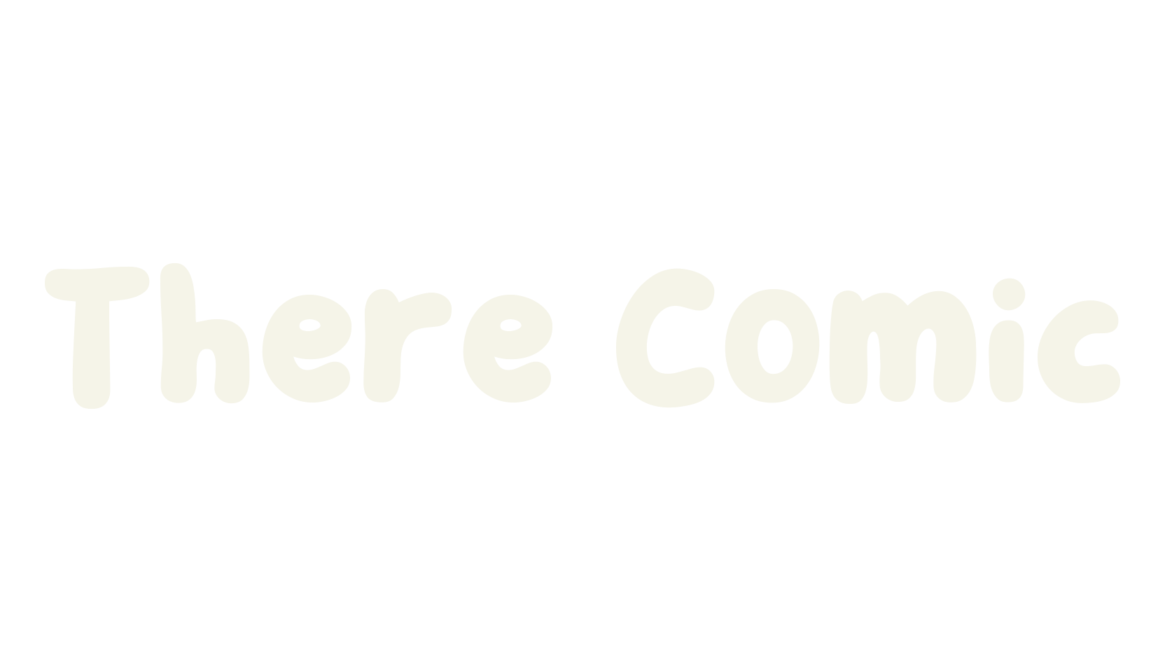 There Comic, sans font preview