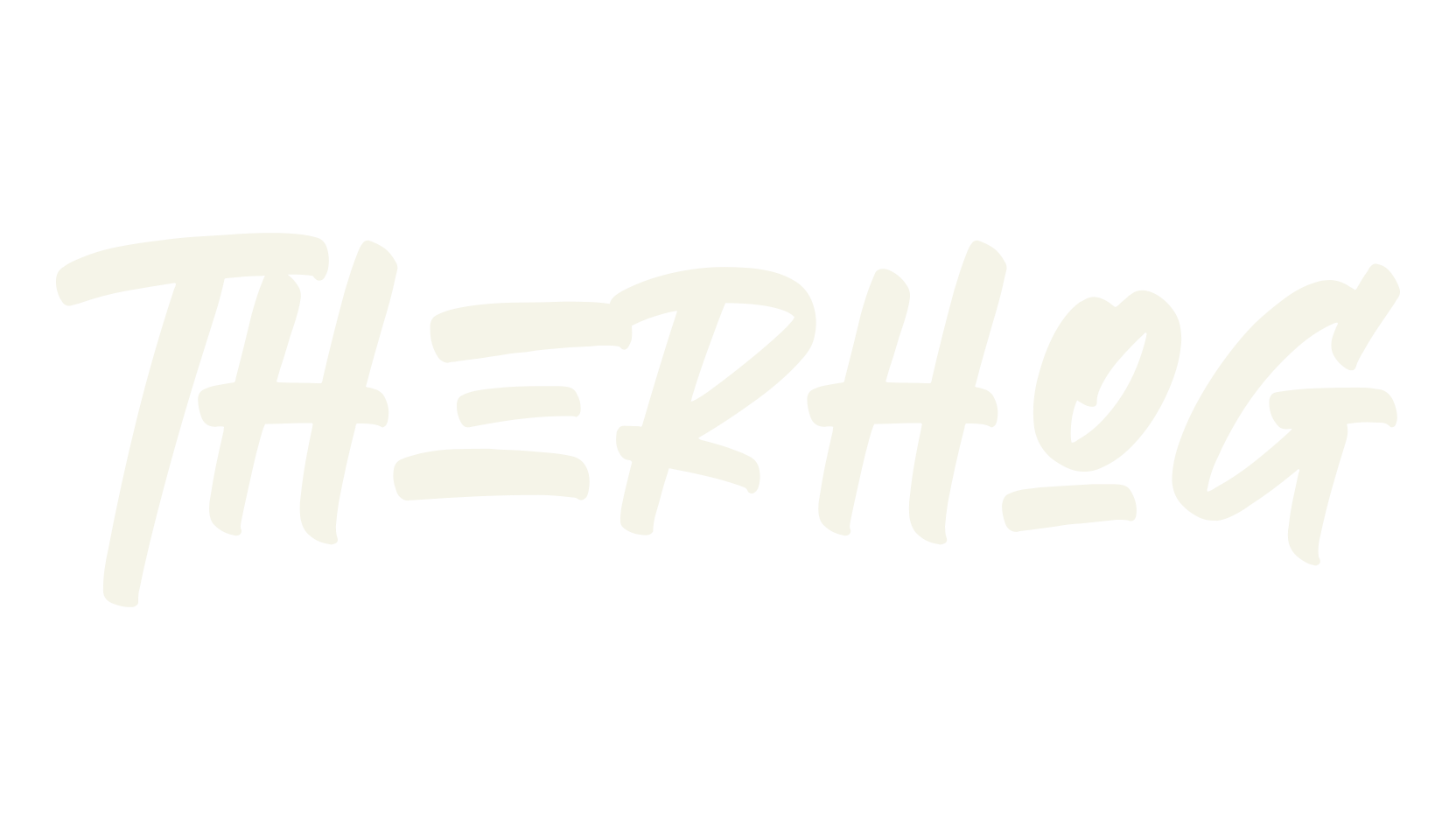 Therhog, fashion script font preview