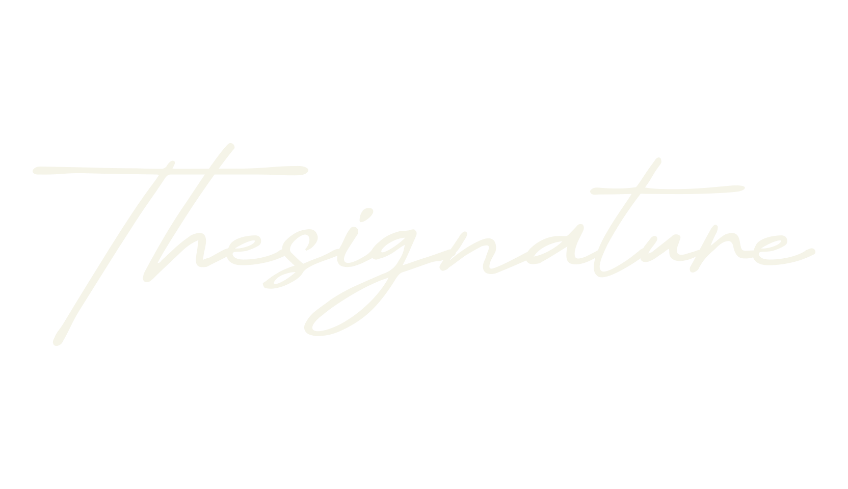Thesignature, fashion script font preview