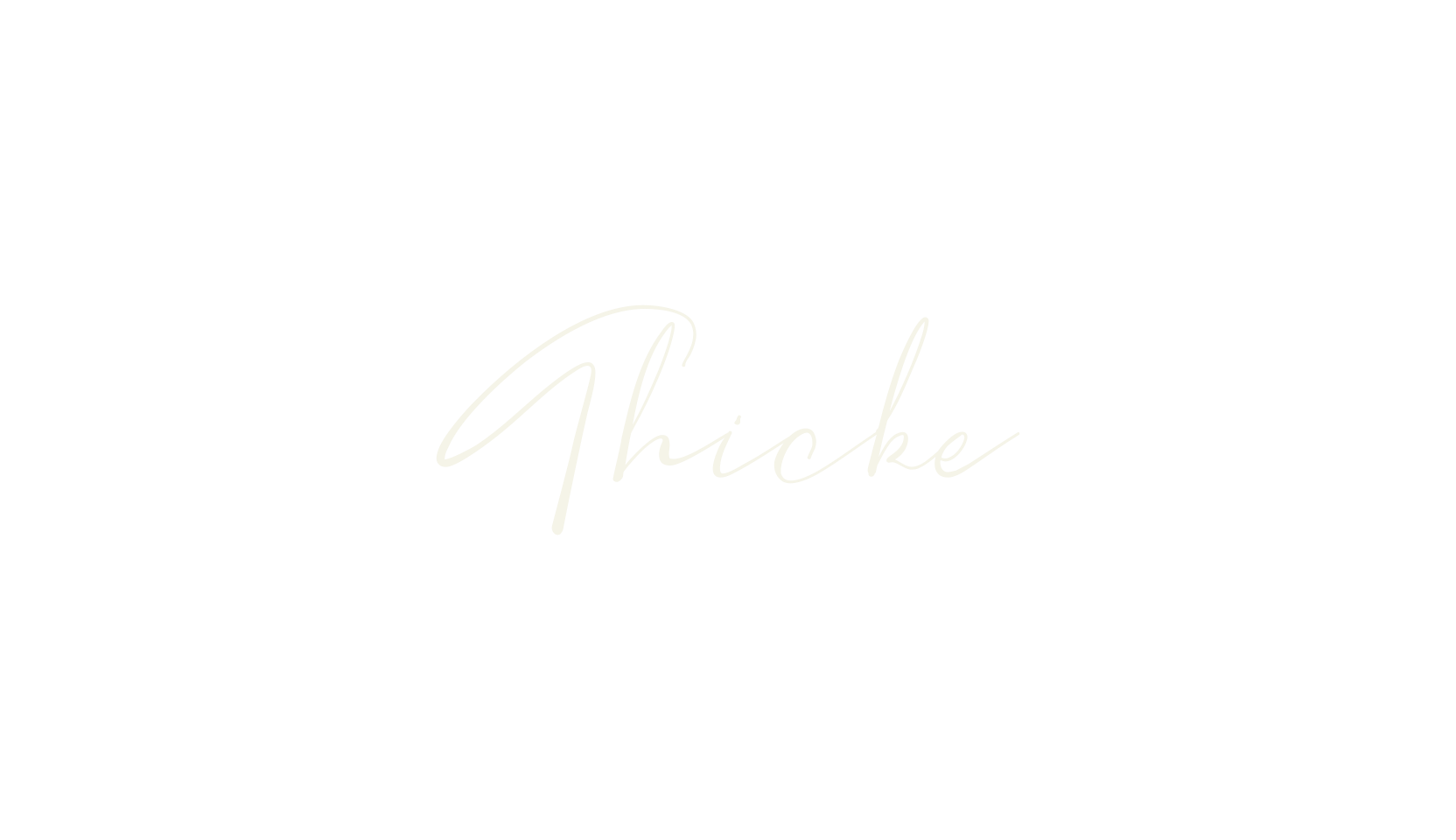 Thicke, signature font preview