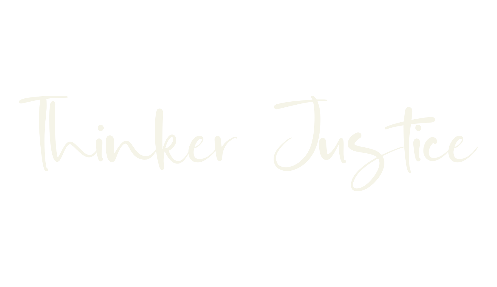 Thinker Justice, fashion sign font preview