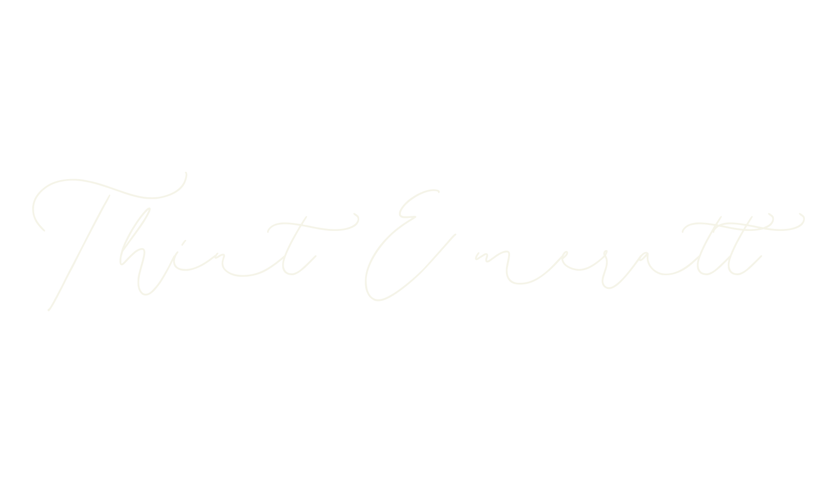 Thint Emeratt, calligraphy font preview