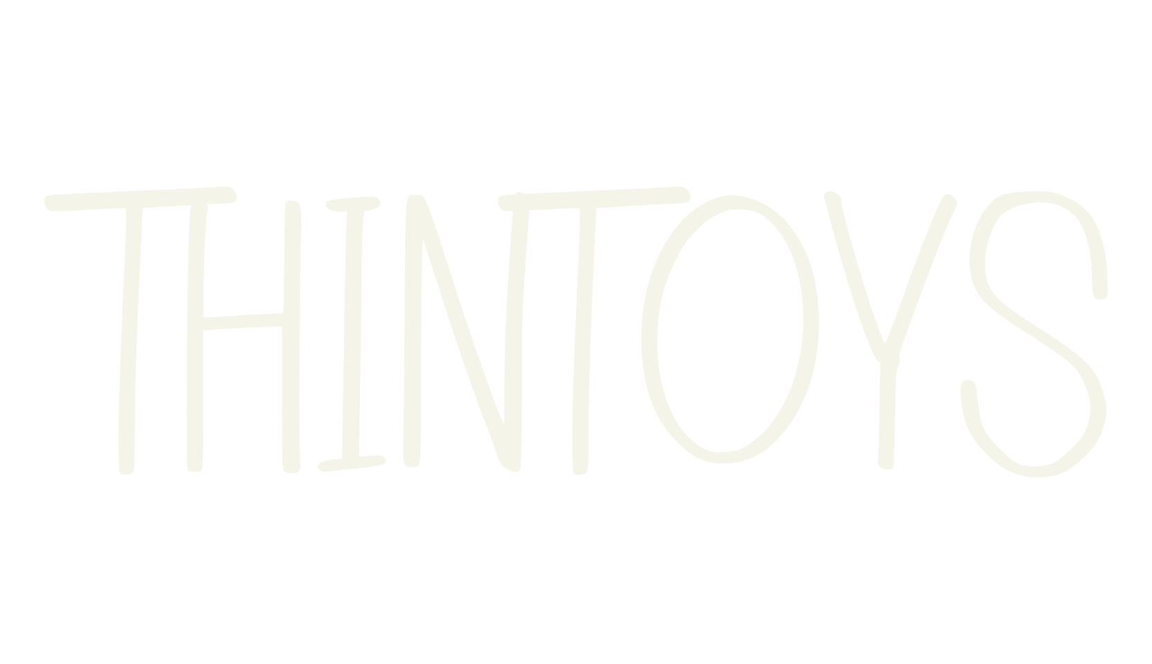 Thintoys, modern font preview