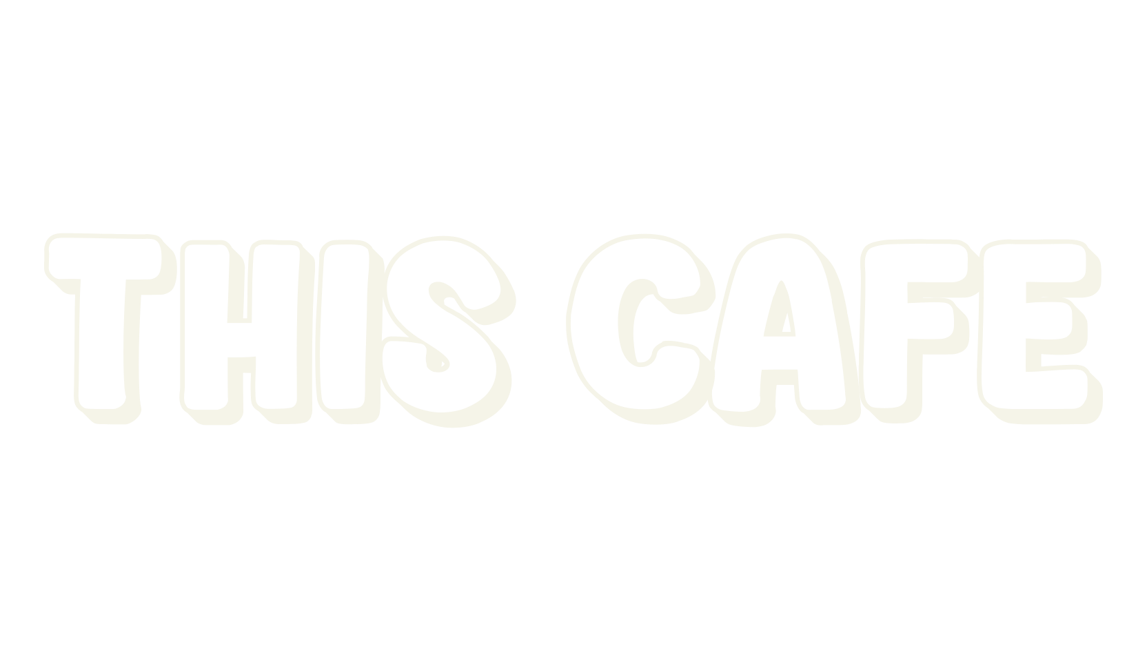 This Cafe, display market font preview