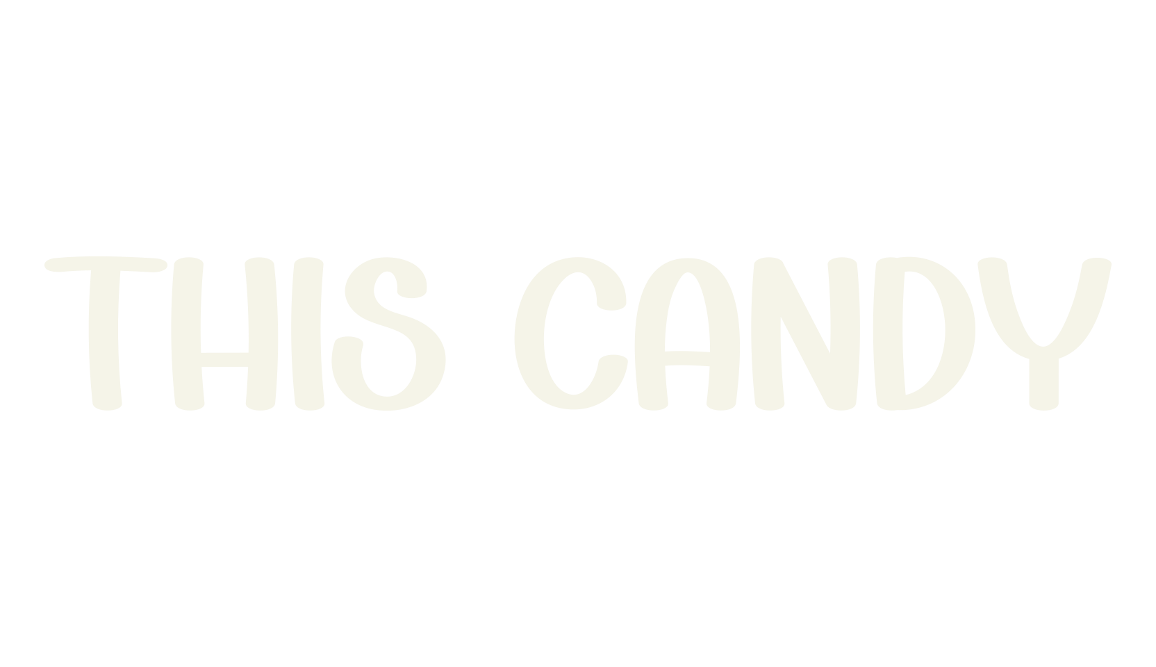 This Candy, cute font preview
