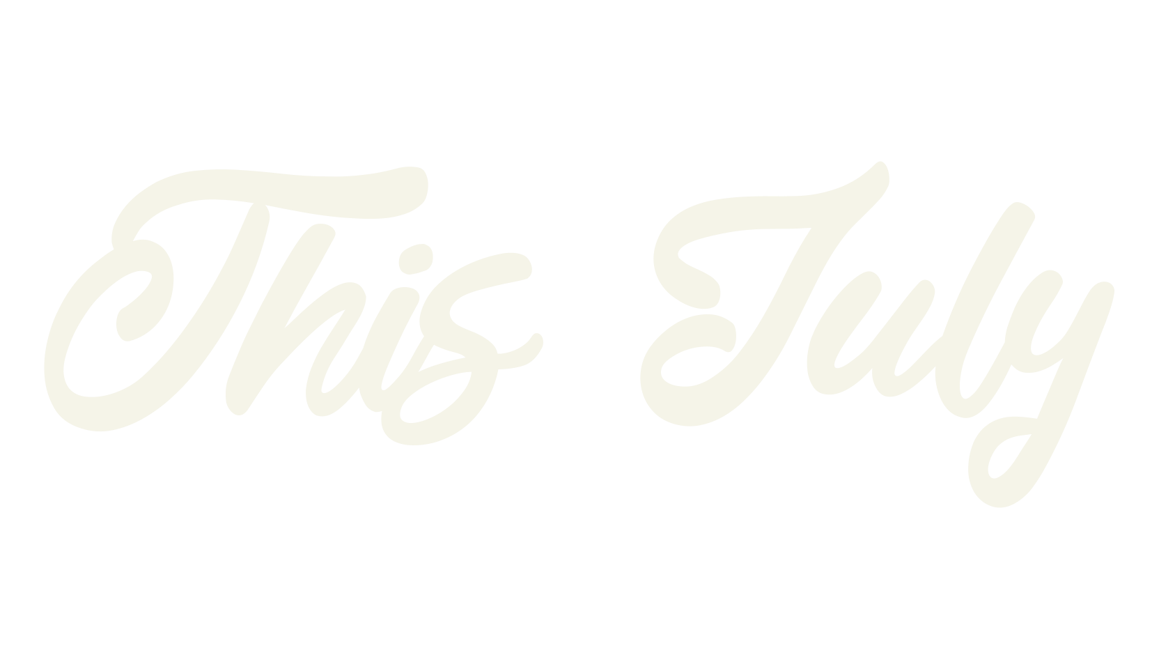 This July, fashion script font preview