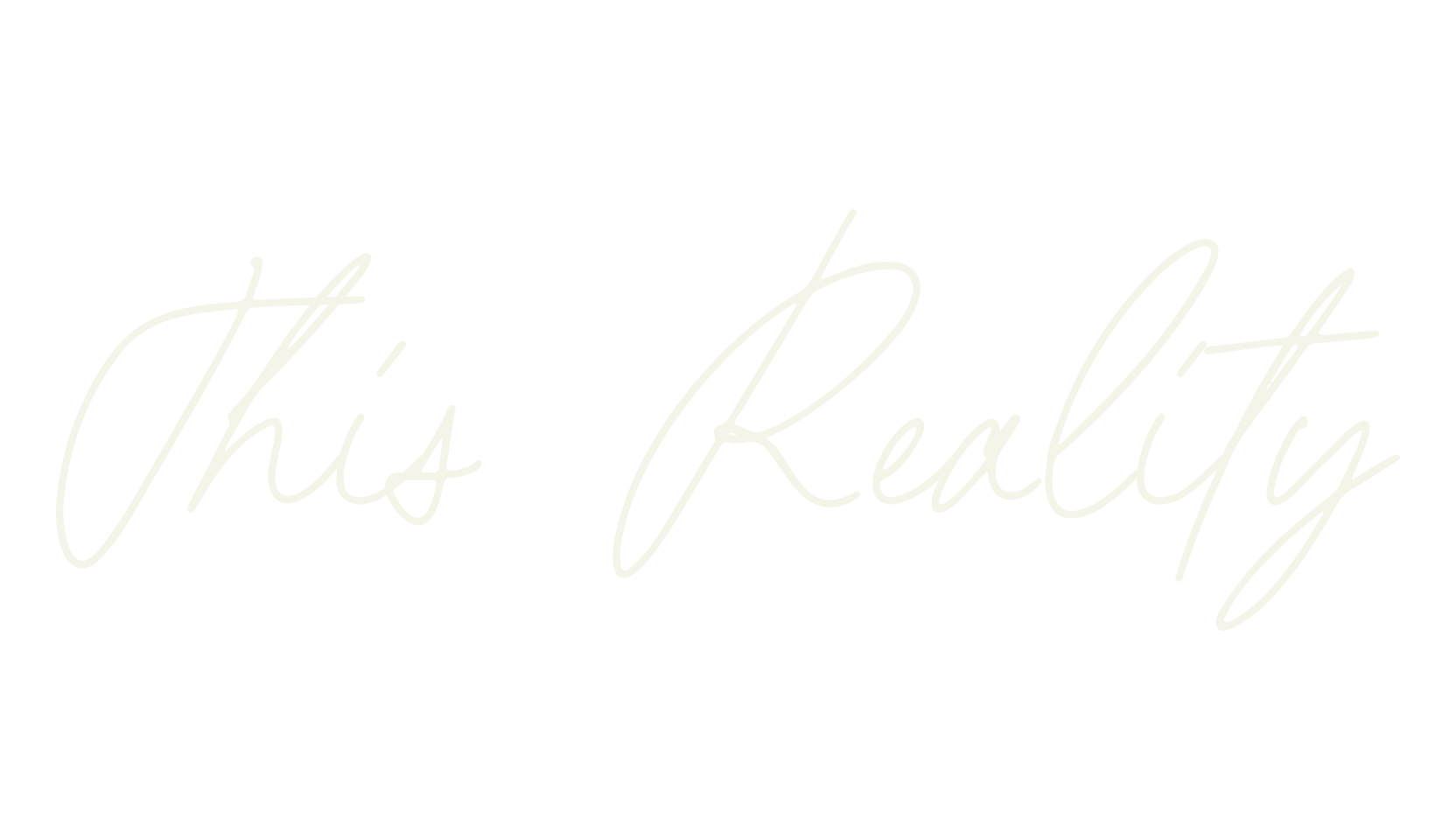 This Reality, fashion script font preview