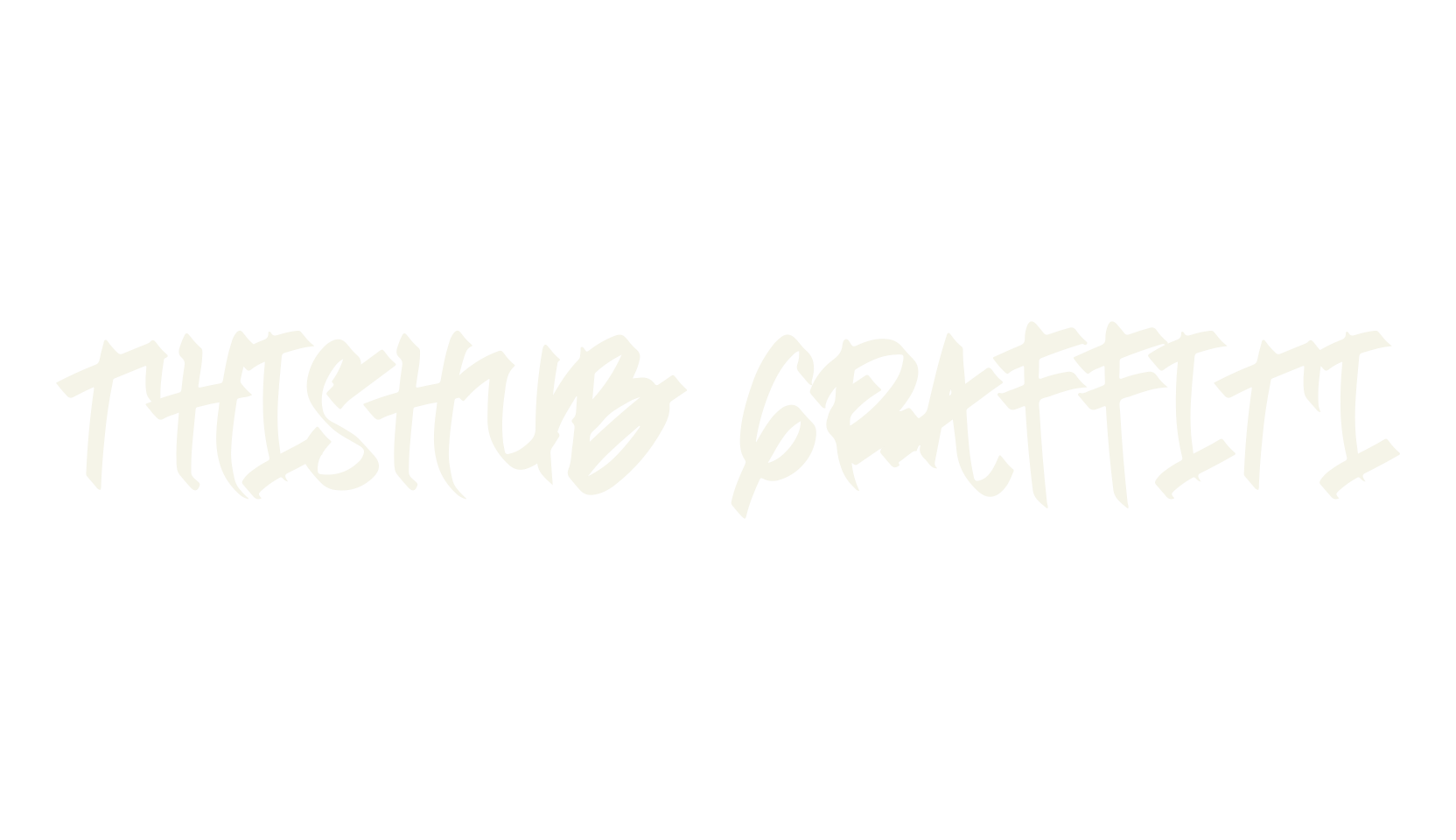 Thishub Graffiti, graffiti font preview