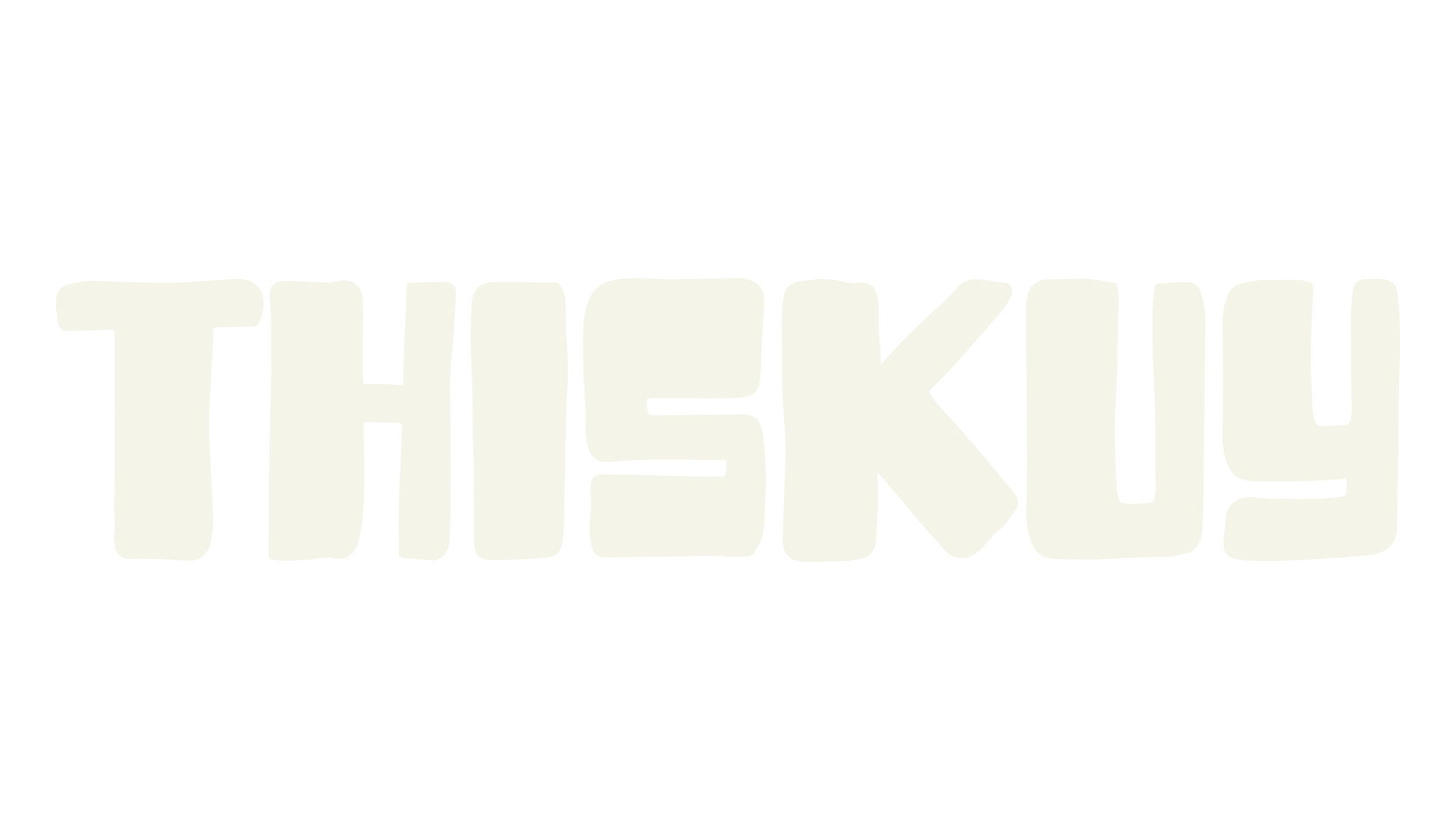 Thiskuy, bold font preview