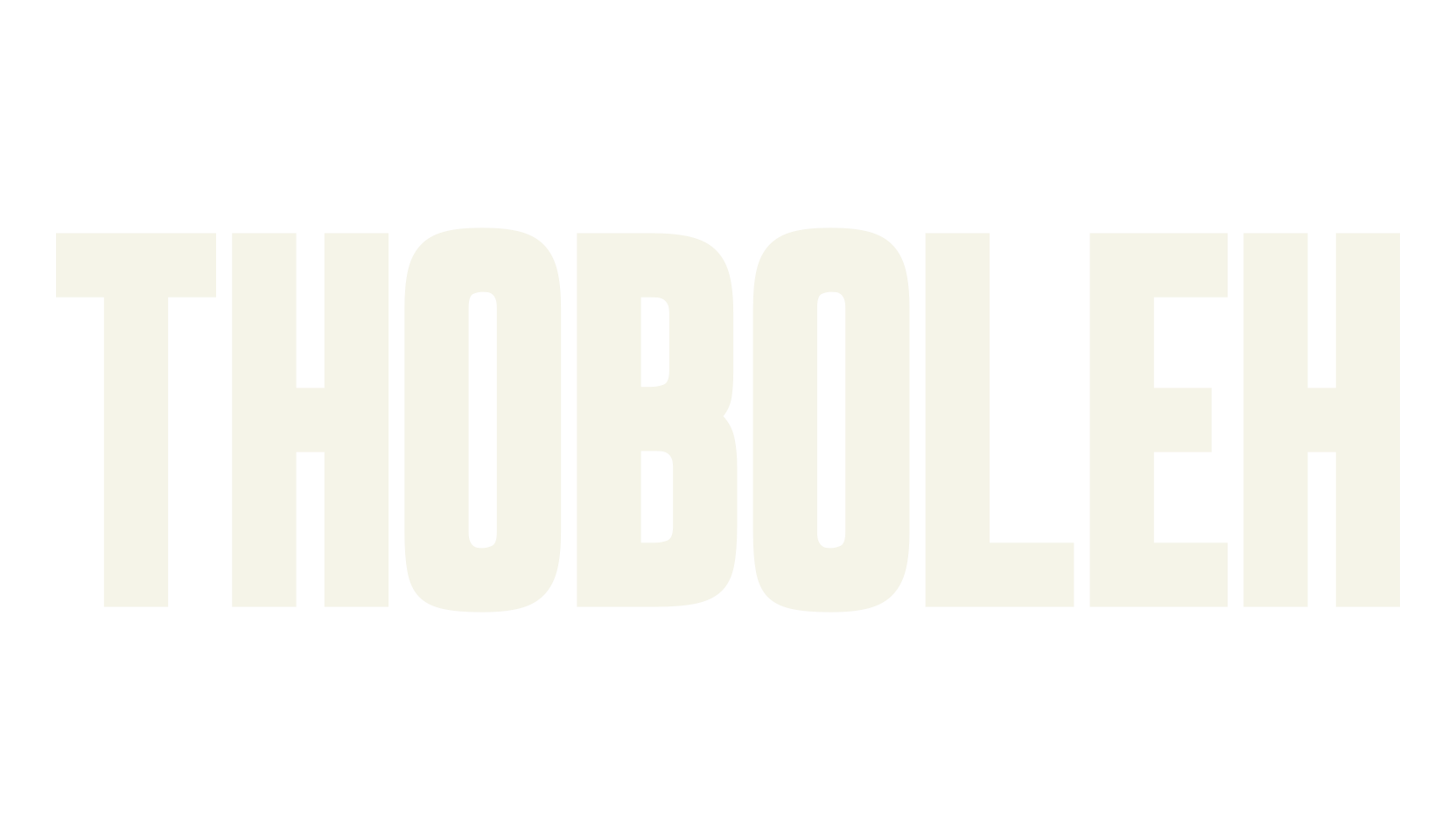 THOBOLEH, procreate font preview