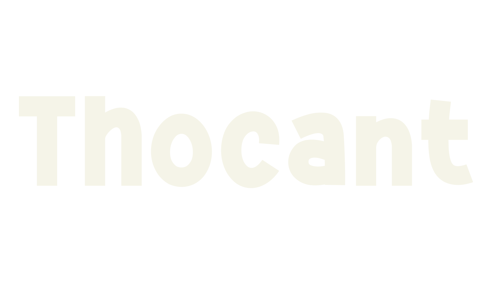 Thocant, fashion sign font preview