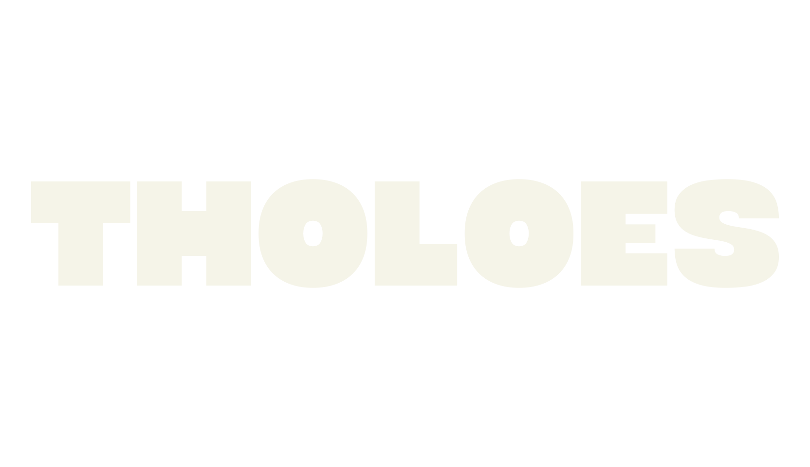 Tholoes, thick font preview