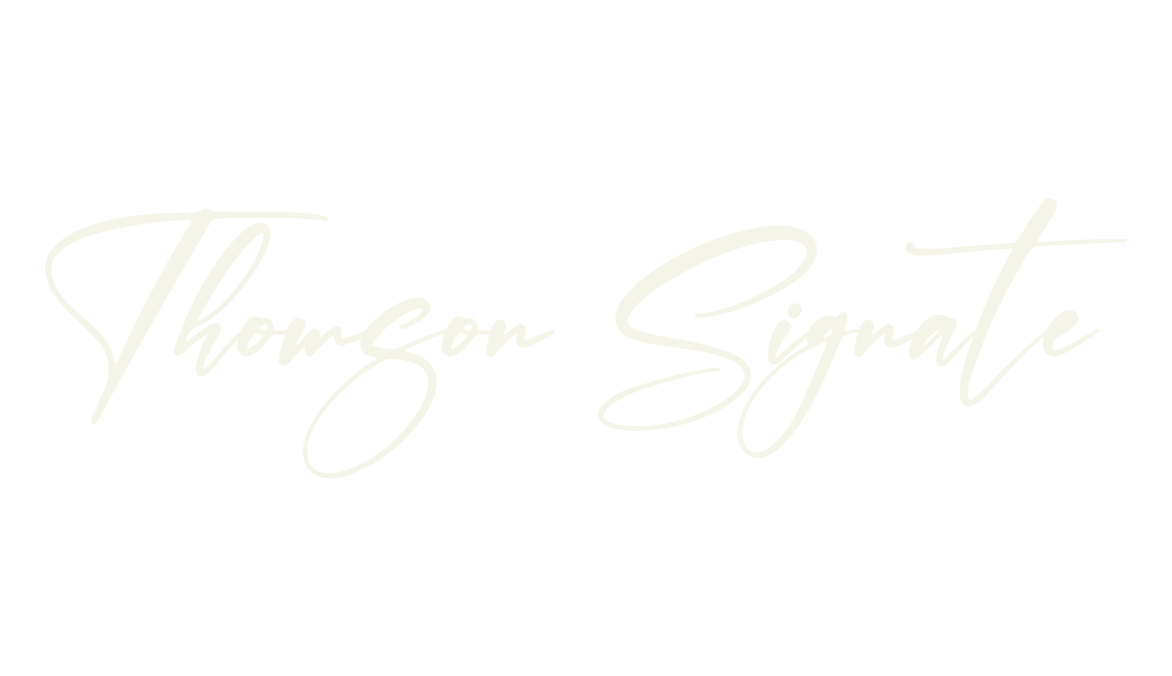 Thomson Signate, script font preview