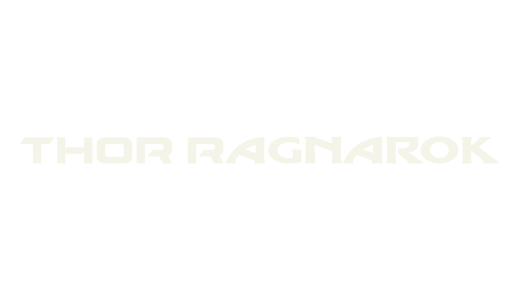 THOR Ragnarok, display market font preview