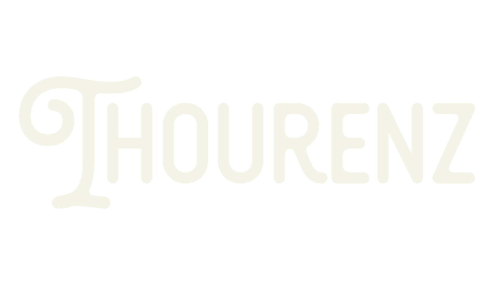 Thourenz, vintage font preview