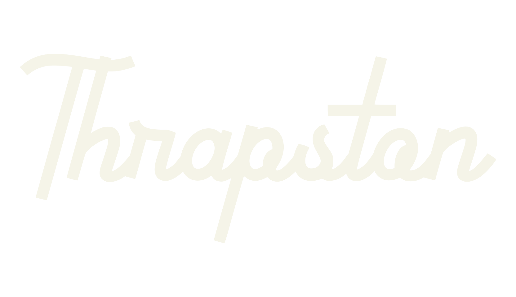 Thrapston, retro font preview