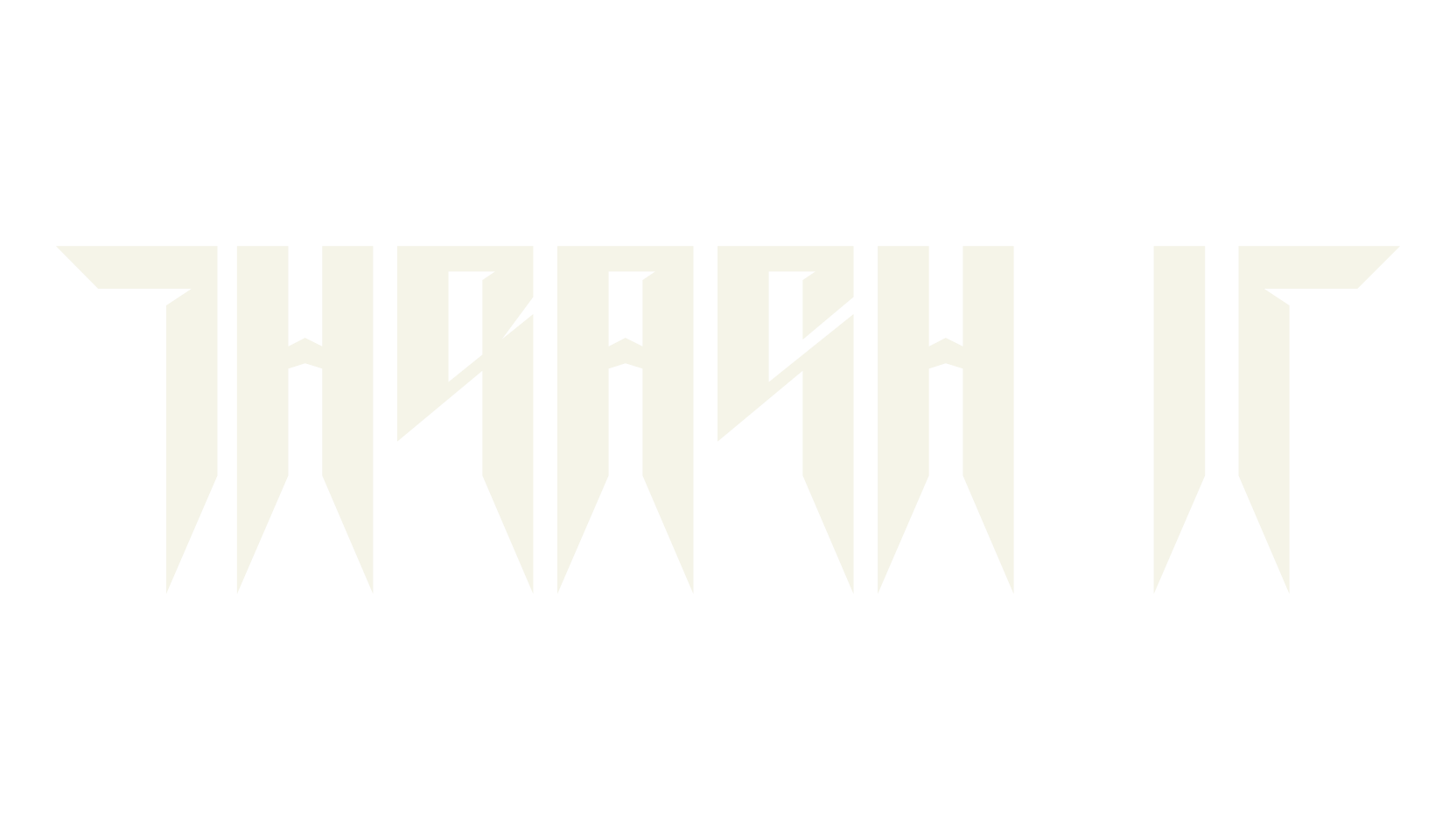 Thrash it, fantasy font preview