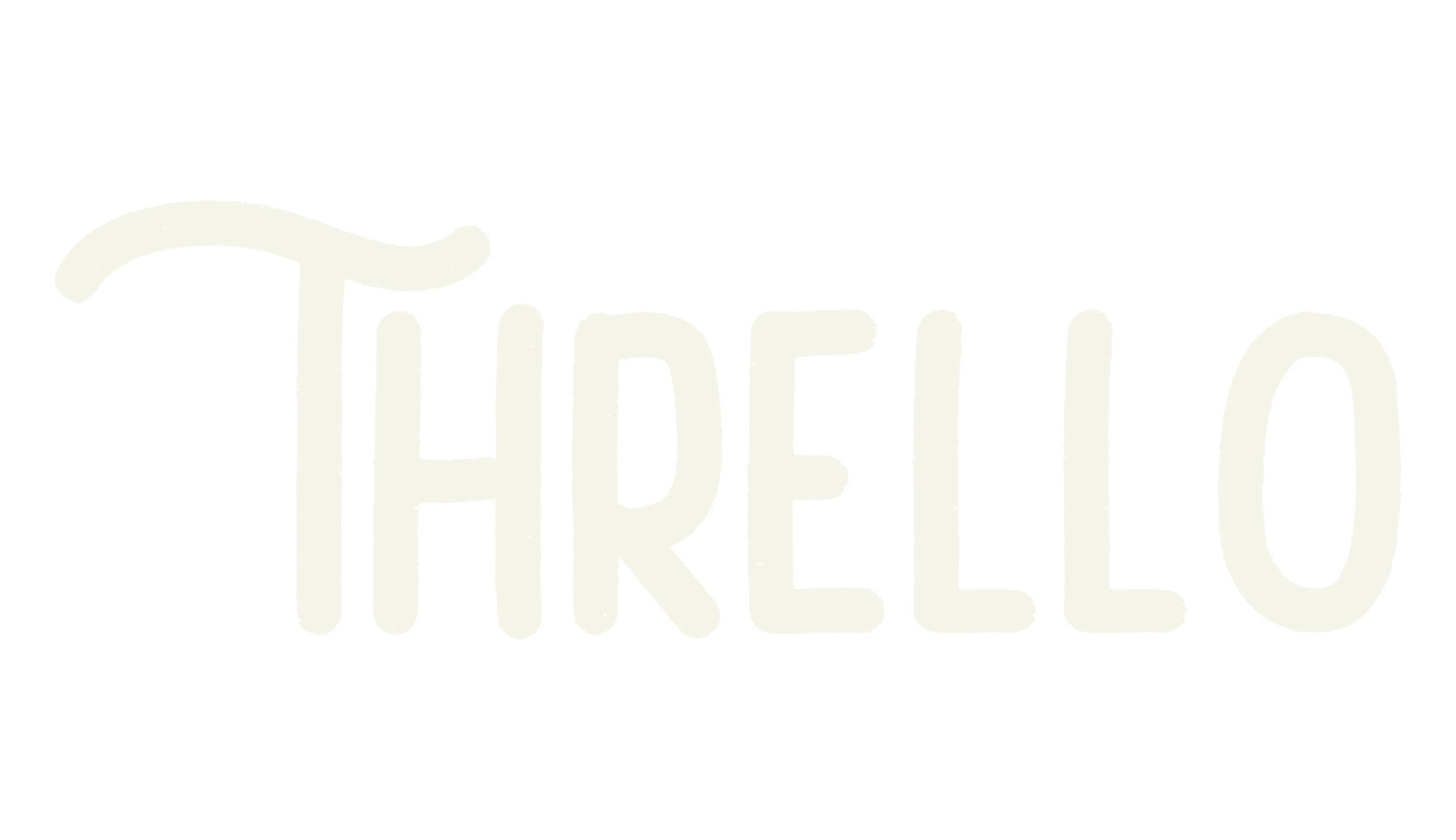 Thrello, fashion script font preview