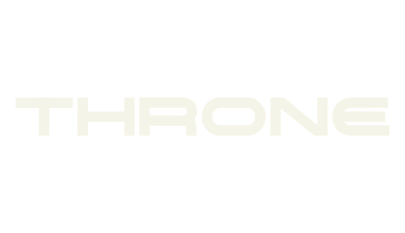 THRONE, sans serif font preview