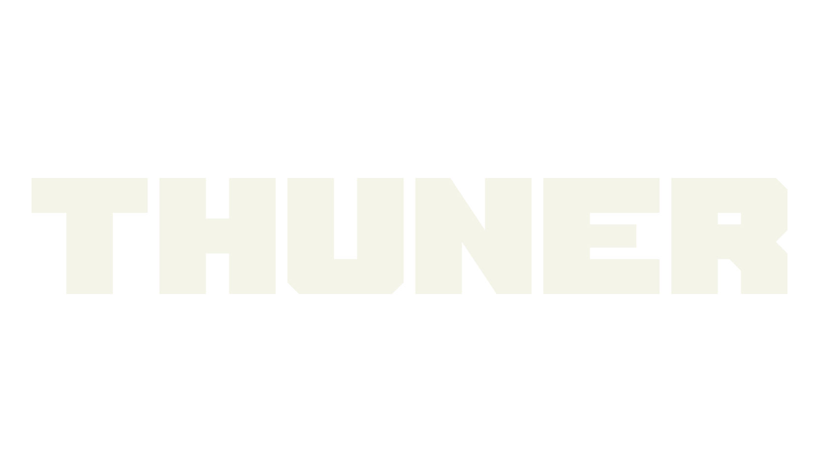 Thuner, bold font preview