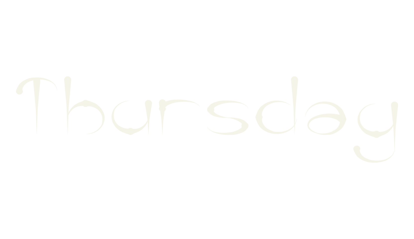 Thursday, display market font preview