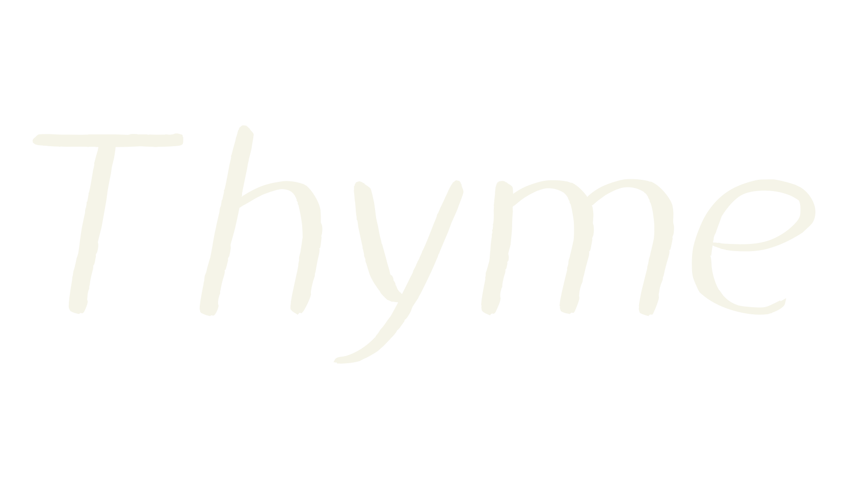 Thyme, paint font preview