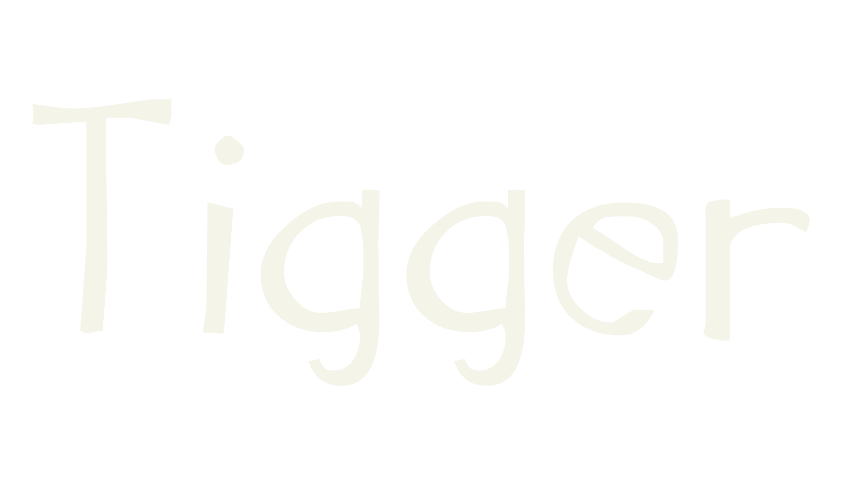 Tigger, display market font preview