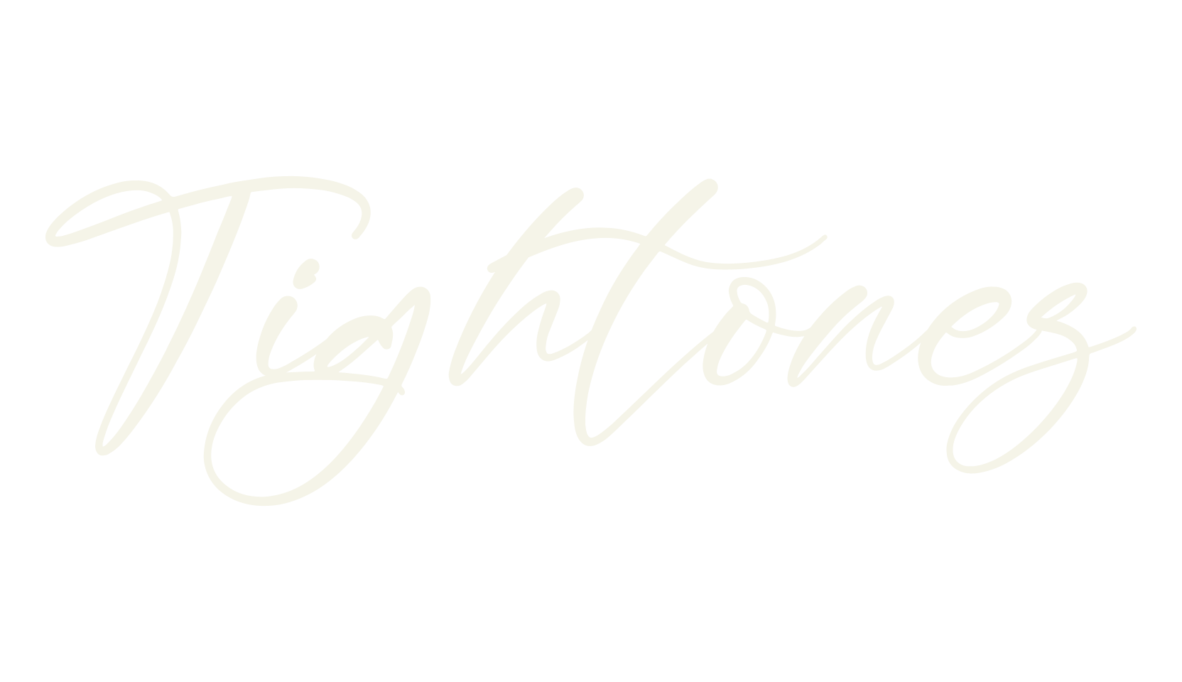 Tightones, script font preview
