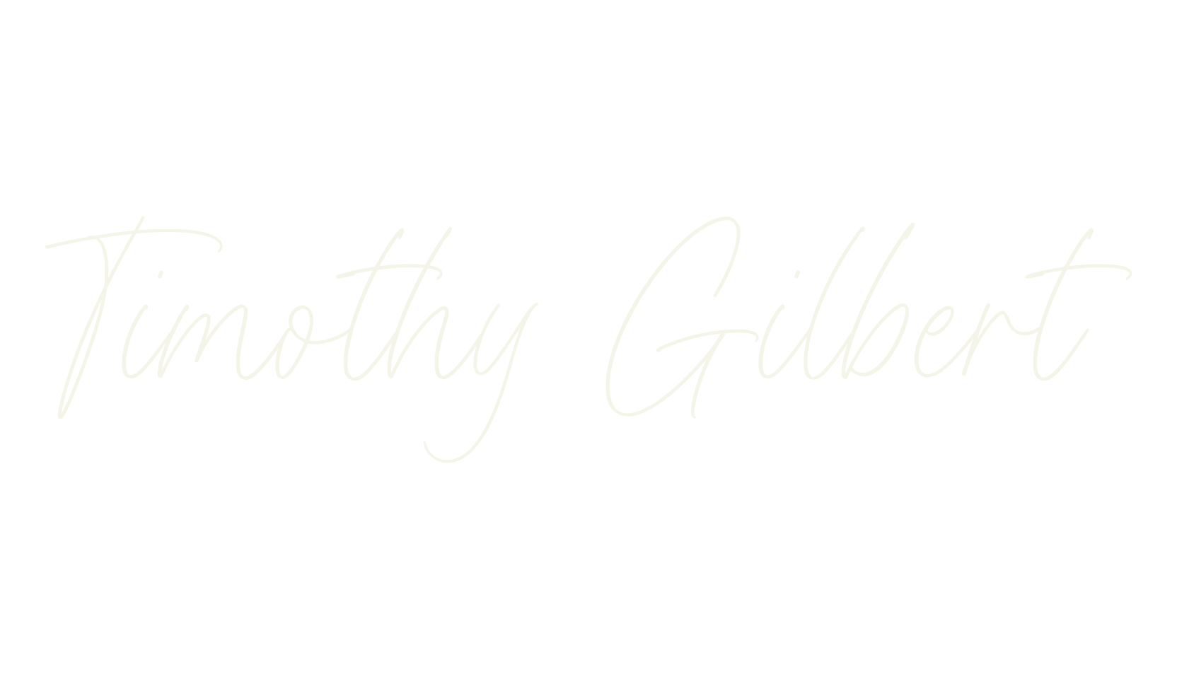 Timothy Gilbert, calligraphy font preview