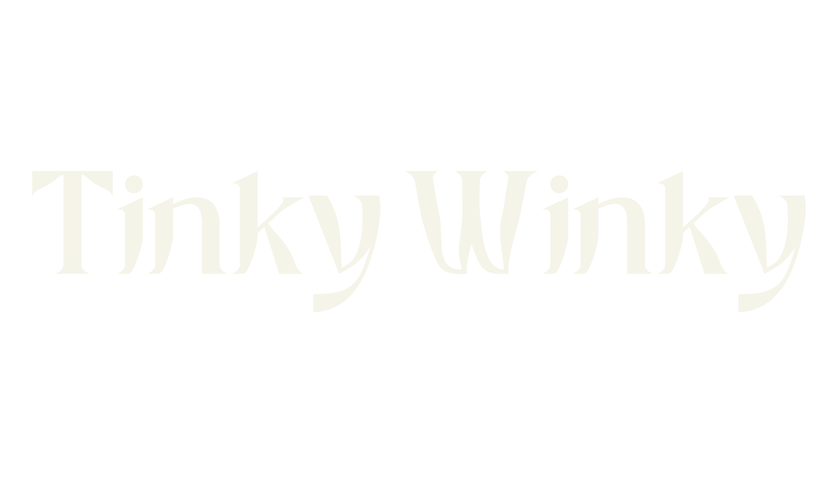 Tinky Winky, psychedelic font preview