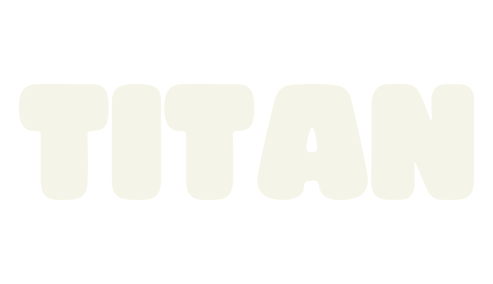 TITAN, thick font preview
