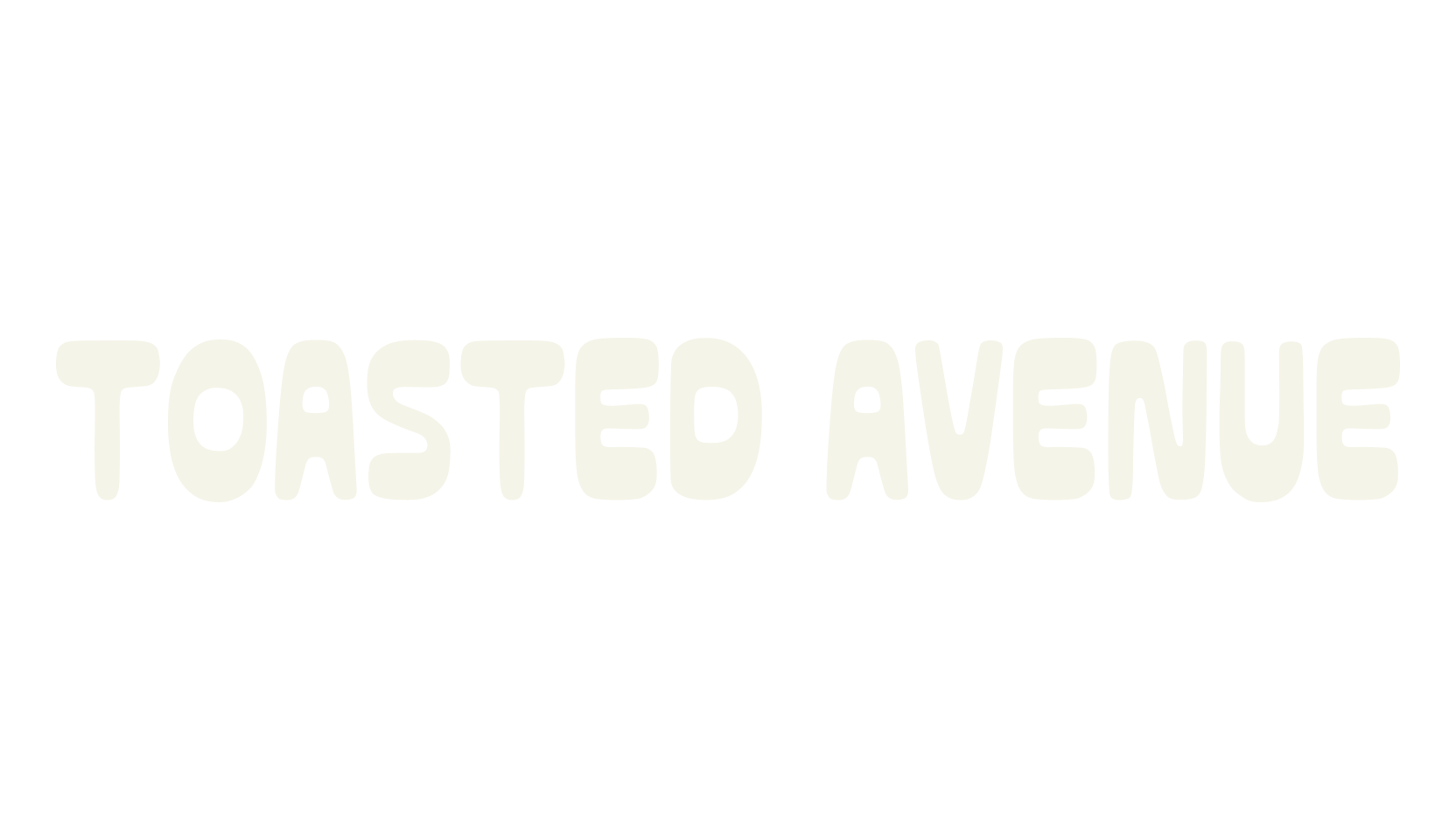 Toasted Avenue, vintage font preview