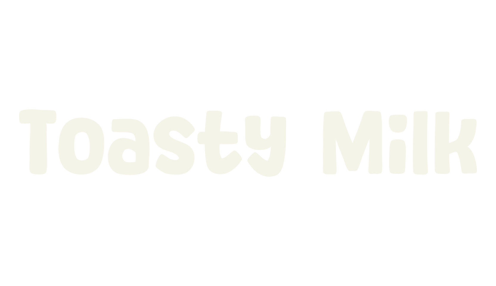Toasty Milk, display market font preview