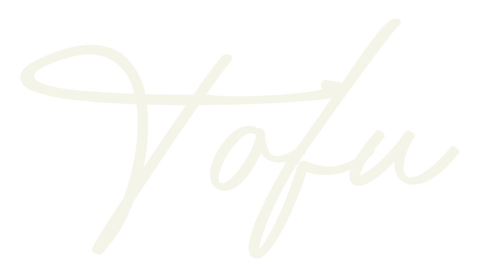 Tofu, calligraphy font preview