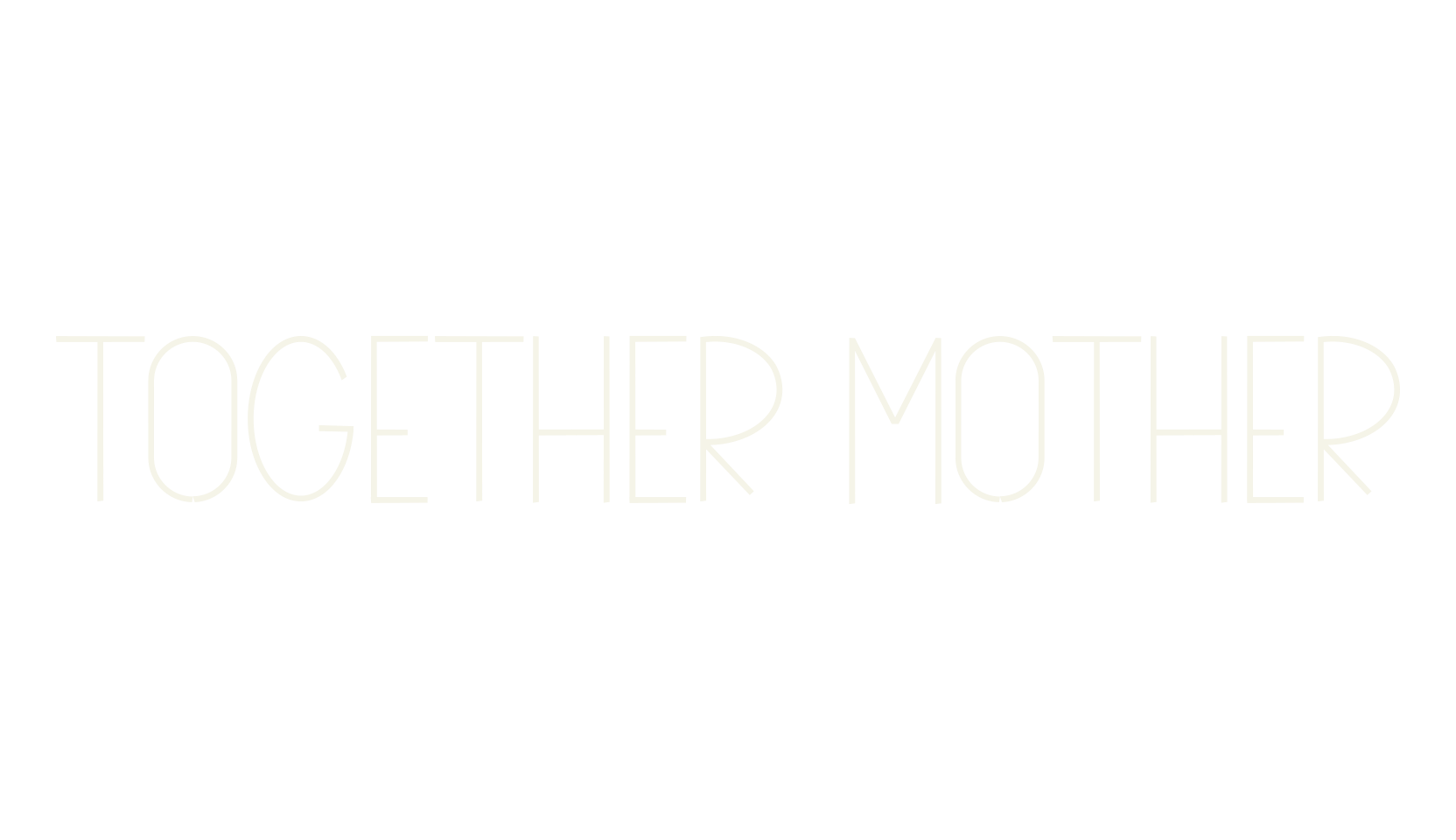 Together Mother, cute font preview