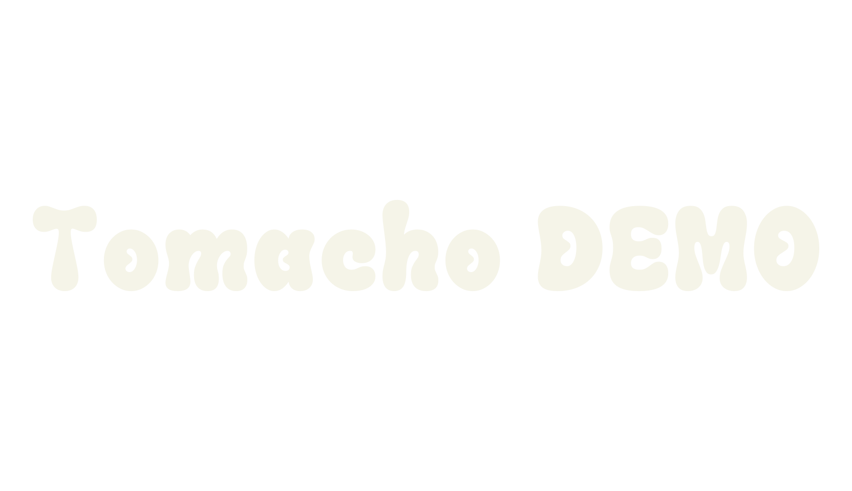 Tomacho DEMO, cute font preview