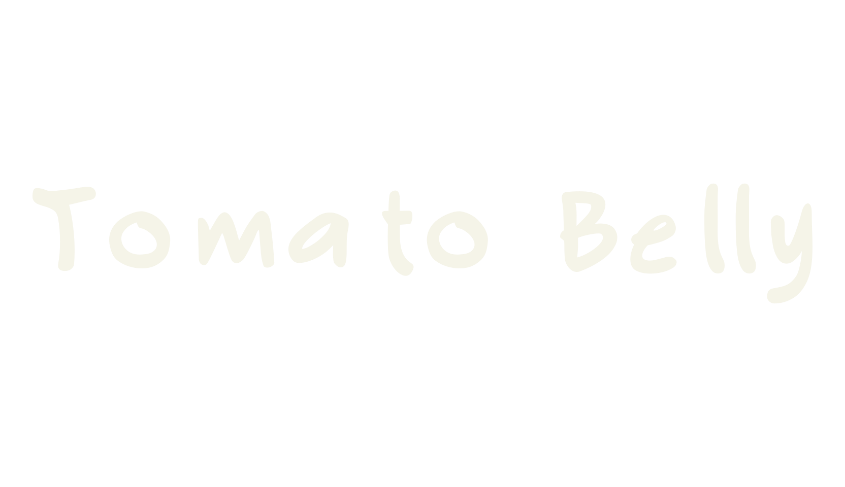 Tomato Belly, handwritten font preview