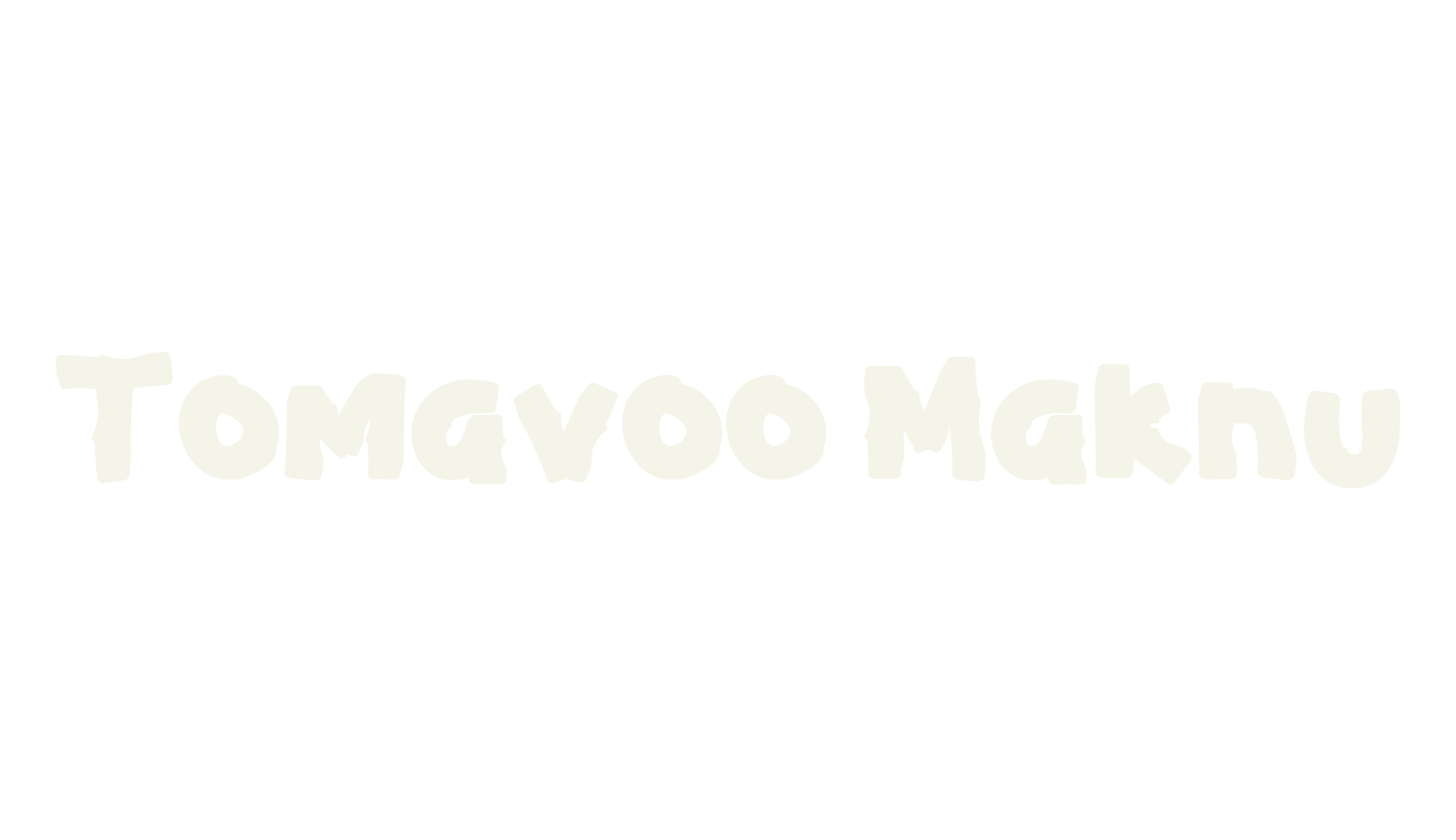 Tomavoo Maknu, bold font preview
