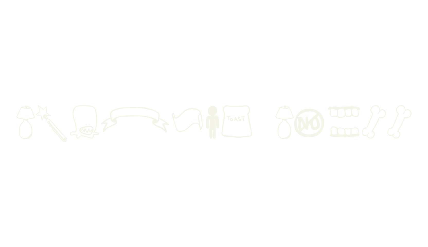 Tombats Three, dingbats font preview