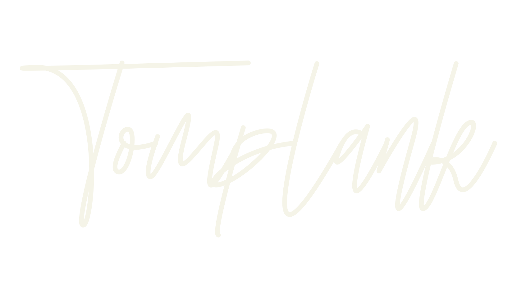 Tomplank, cursive font preview